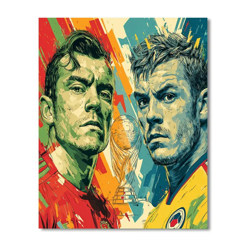 Fifa 2026 Portugal Vs Colombia Paint by numbers art