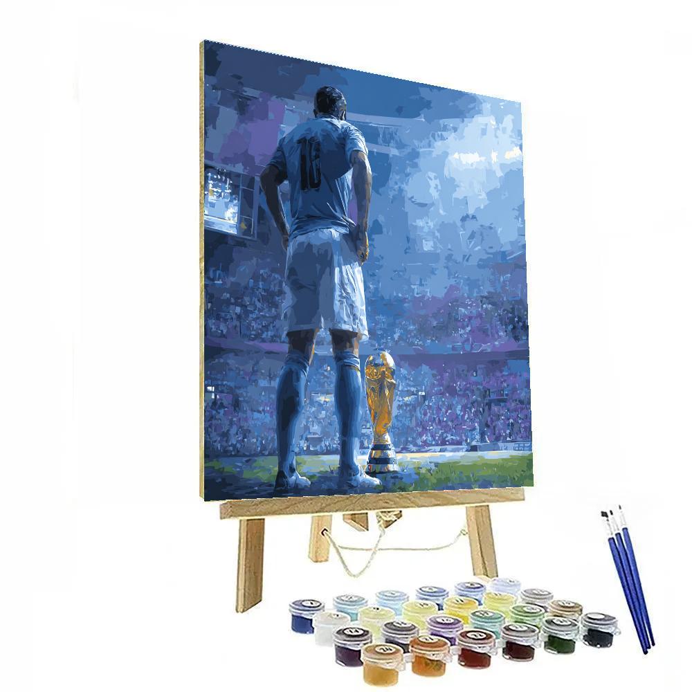Uruguay Fifa 2026 Sky paint by numbers