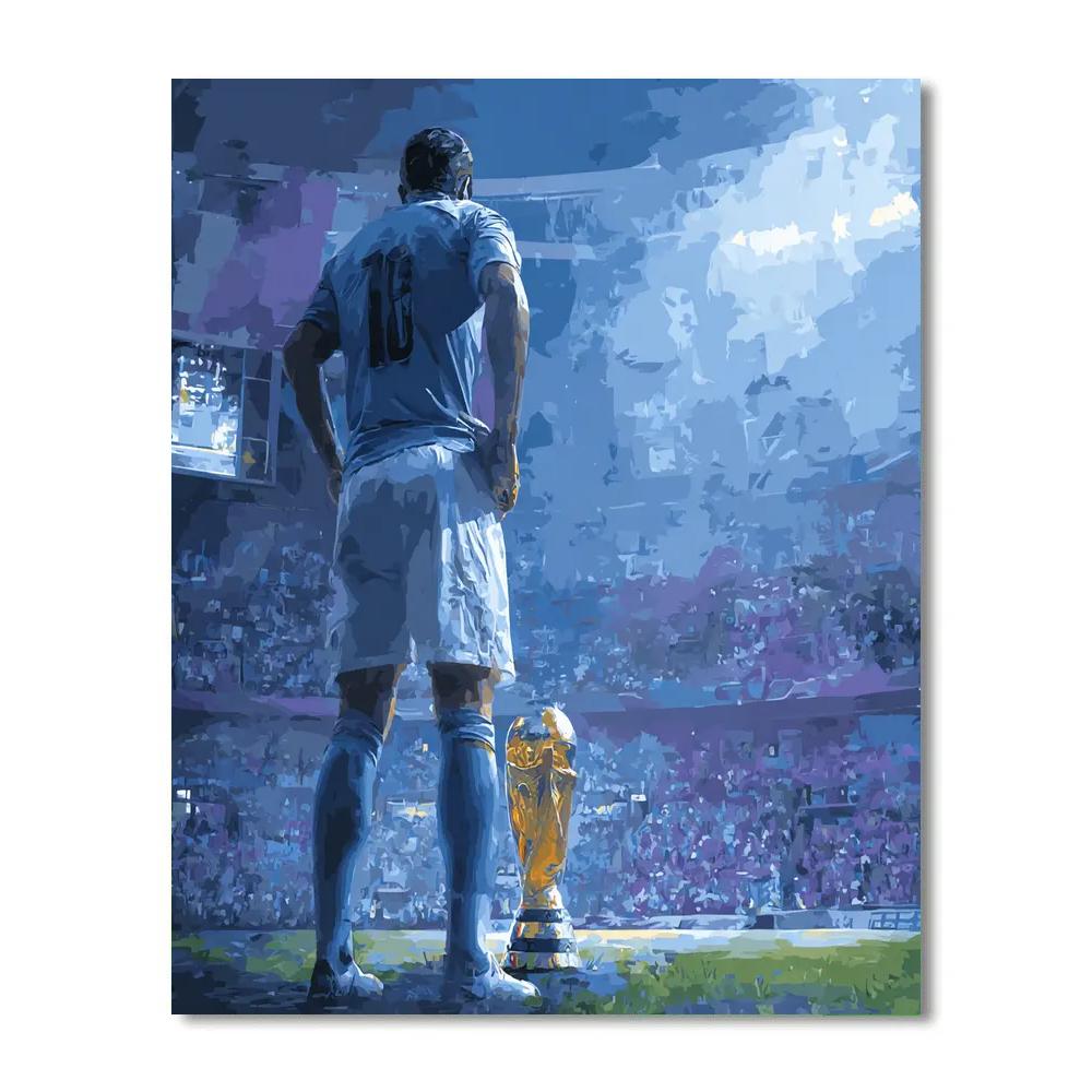 Uruguay Fifa 2026 Sky paint by numbers