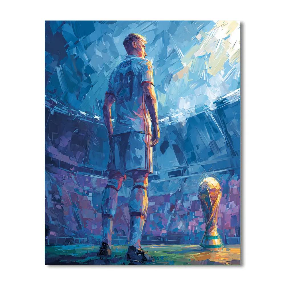 Fifa 2026 Haaland Ice paint by numbers