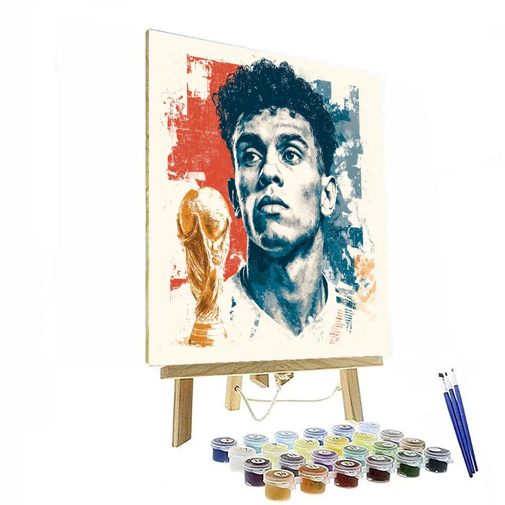 Fifa 2026 Salah Lights Number painting