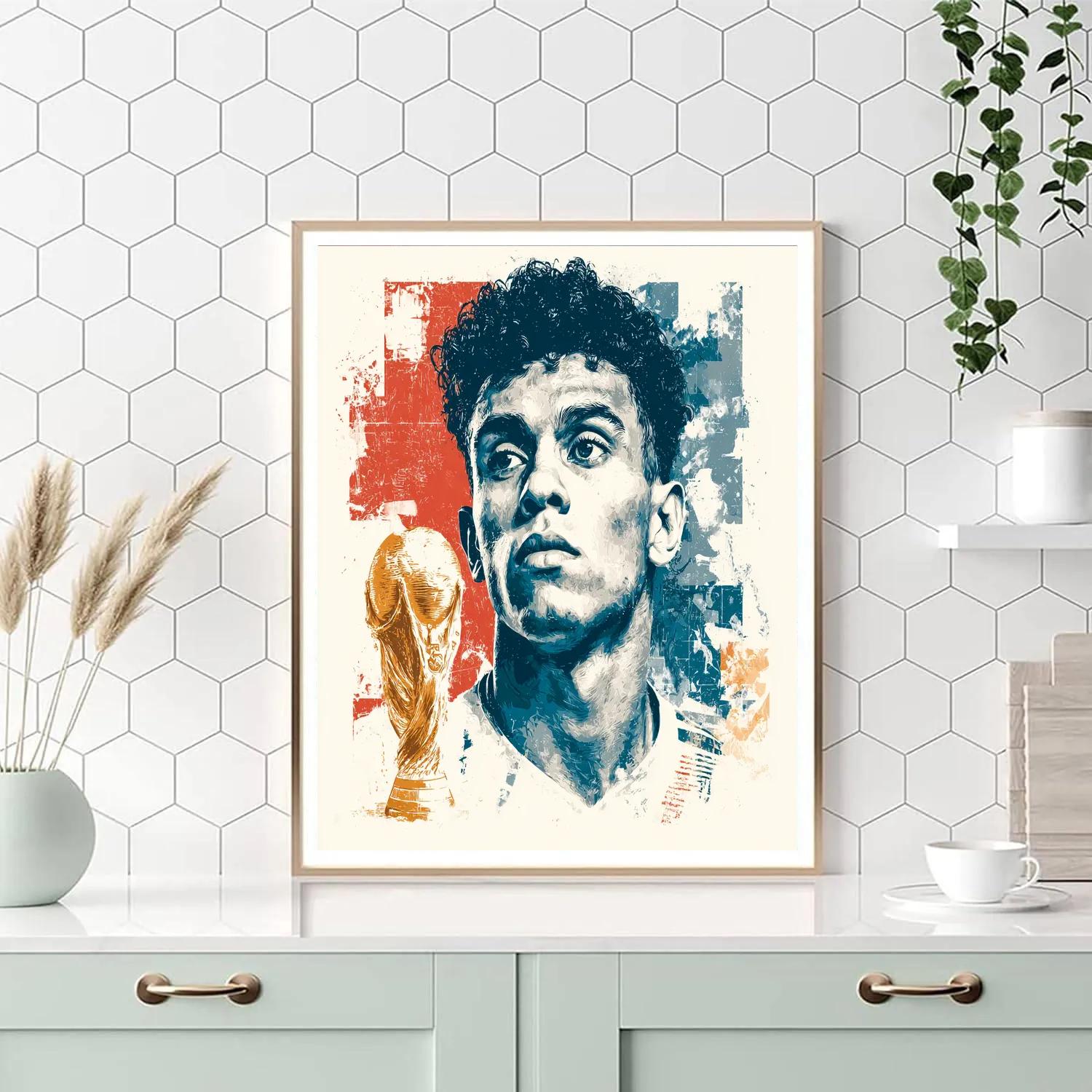 Fifa 2026 Salah Lights Number painting