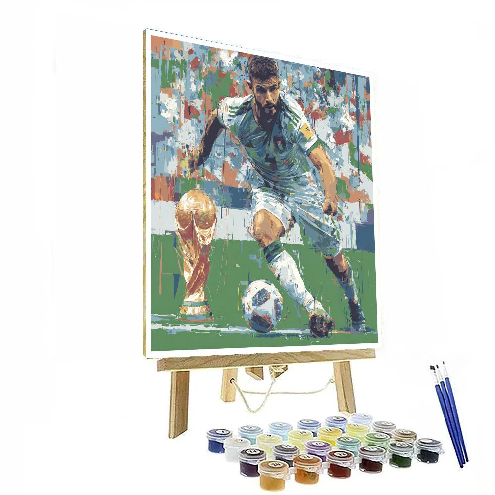 Fifa 2026 Hakimi Atlas Painting by numbers kit