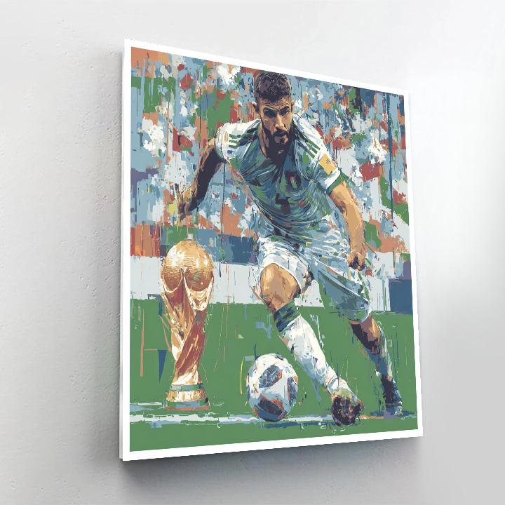 Fifa 2026 Hakimi Atlas Painting by numbers kit