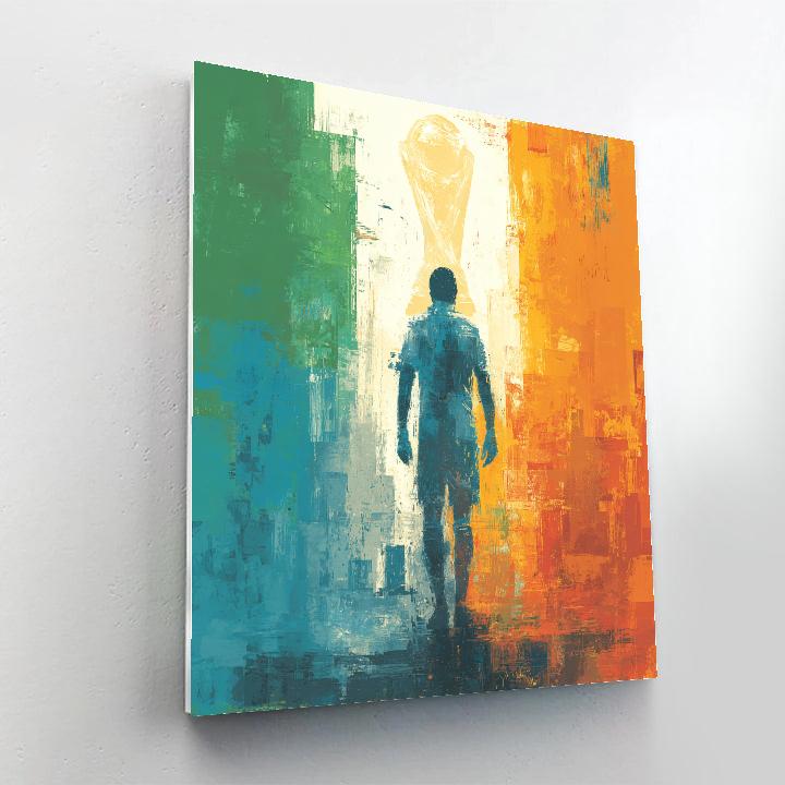 Uzbekistan Fifa 2026 Dawn painting number kit