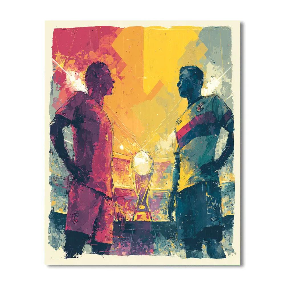 Fifa 2026 Portugal Vs Colombia paint by numbers