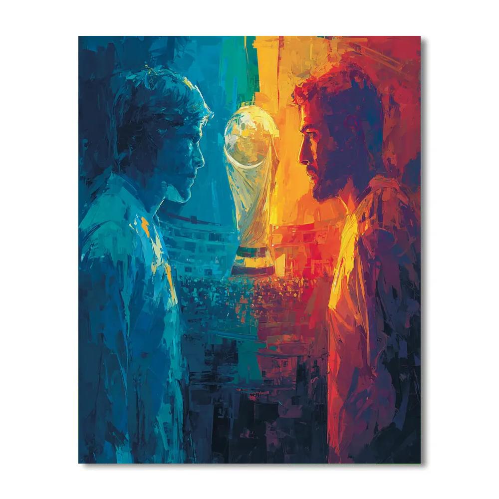 Fifa 2026 Japan Vs Tunisia paint by numbers