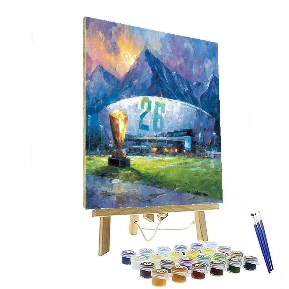 Monterrey Fifa 2026 Peaks paint by numbers