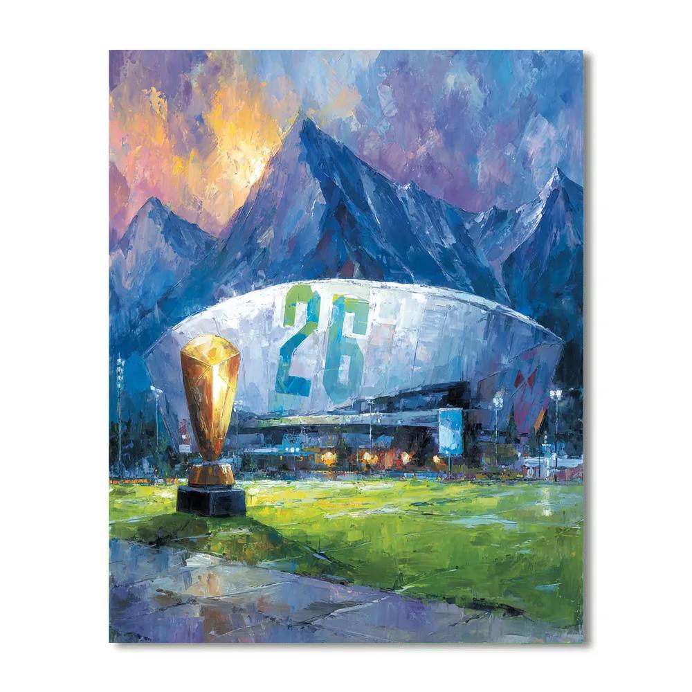 Monterrey Fifa 2026 Peaks paint by numbers