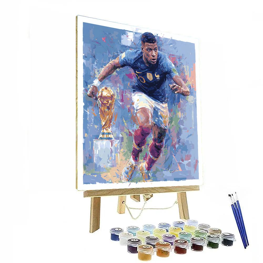 Fifa 2026 Mbappé Rush paint by numbers