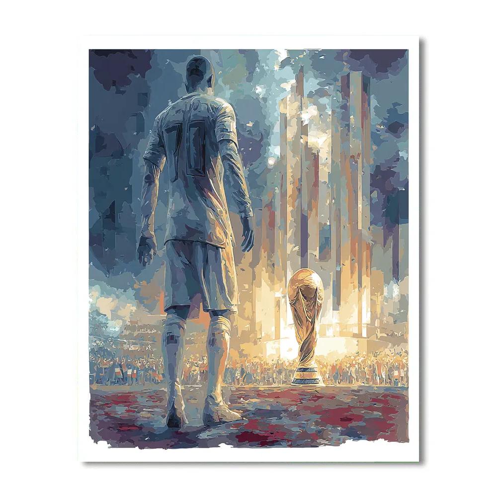 Fifa 2026 Zidane Legacy Paint by numbers art