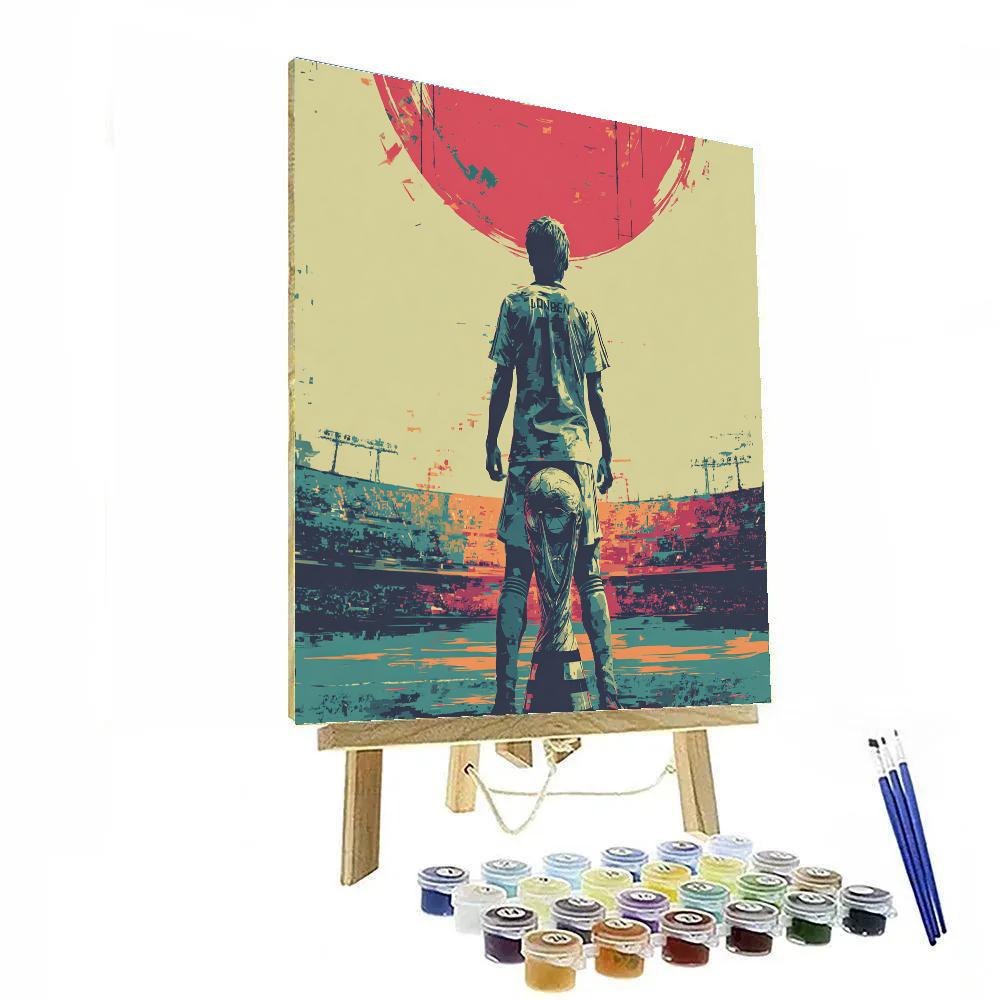 Japan Fifa 2026 Dawn Number painting
