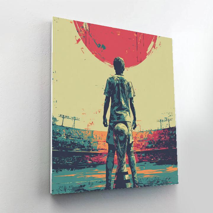 Japan Fifa 2026 Dawn Number painting