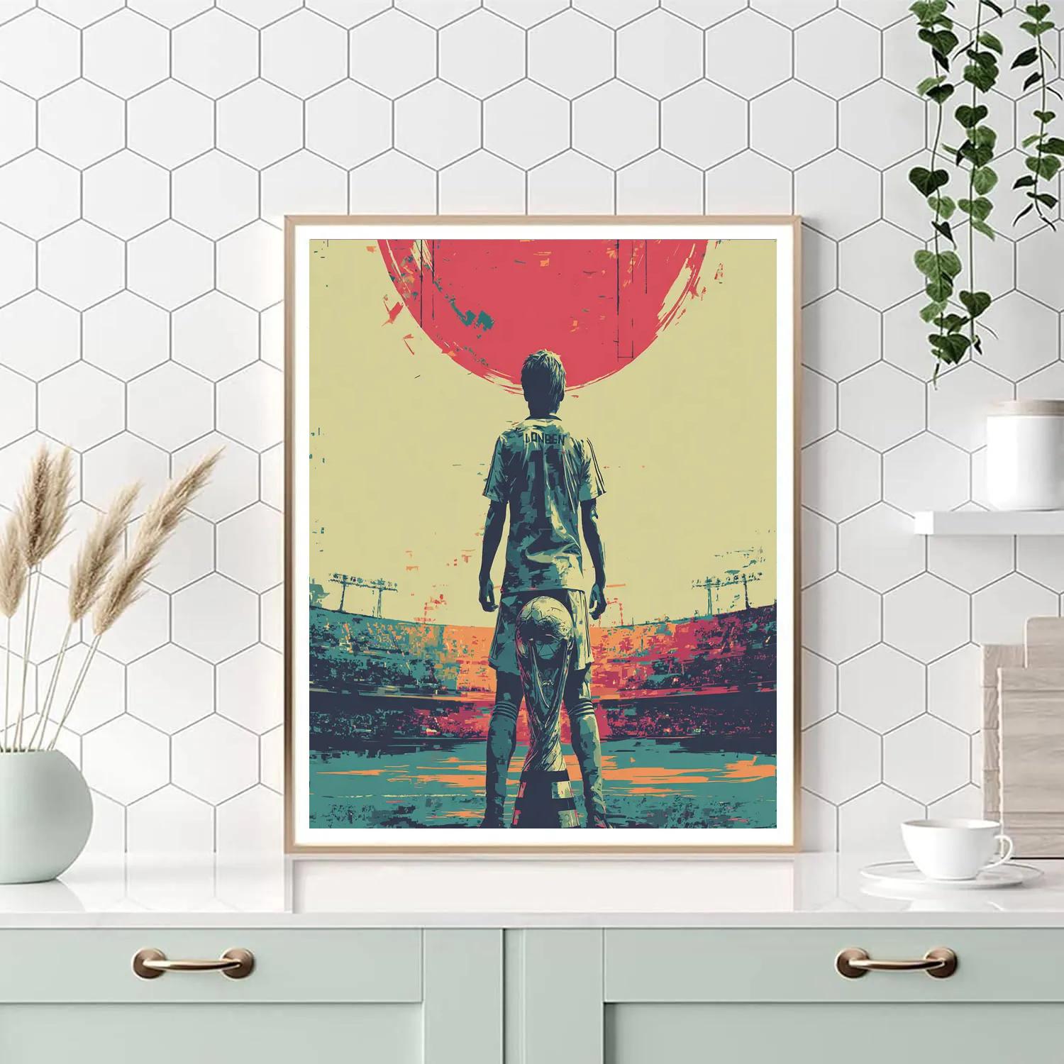 Japan Fifa 2026 Dawn Number painting
