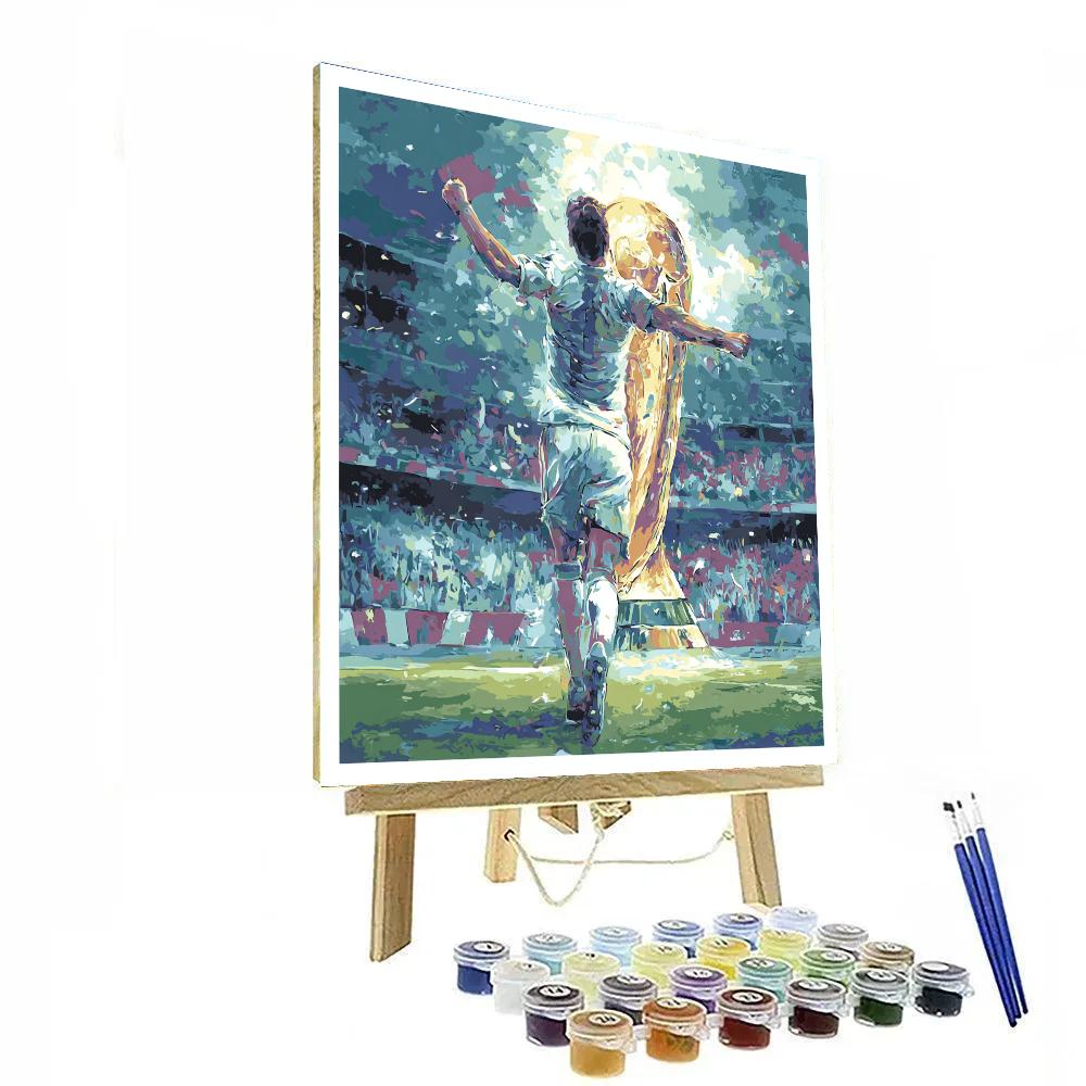 Uzbekistan Fifa 2026 Dawn Paint by numbers art