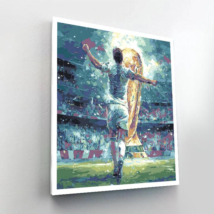 Uzbekistan Fifa 2026 Dawn Paint by numbers art