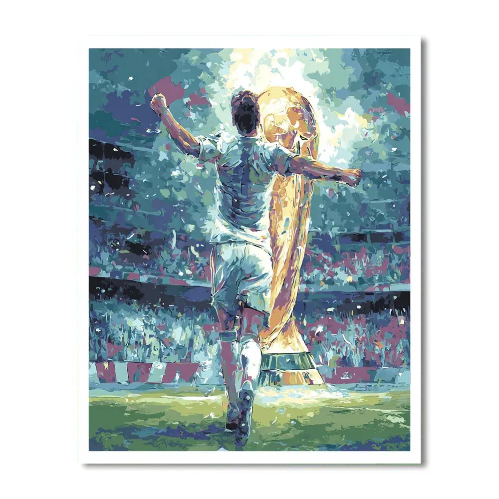 Uzbekistan Fifa 2026 Dawn Paint by numbers art