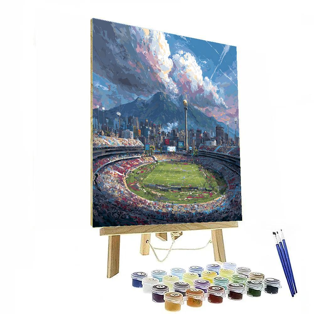 Monterrey Fifa 2026 Lights Number painting
