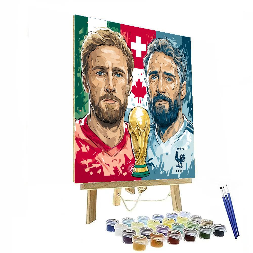 Fifa 2026 Canada Vs Switzerland Painting by numbers kit