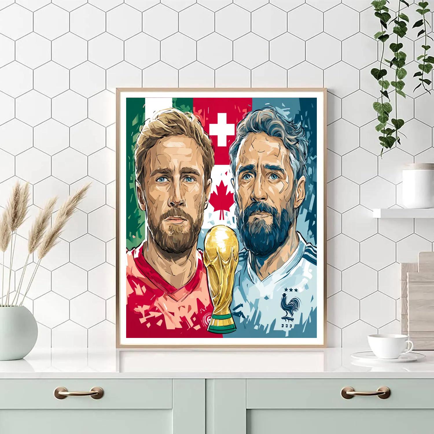 Fifa 2026 Canada Vs Switzerland Painting by numbers kit