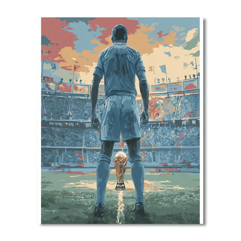 Japan Fifa 2026 Dawn DIY paint by numbers