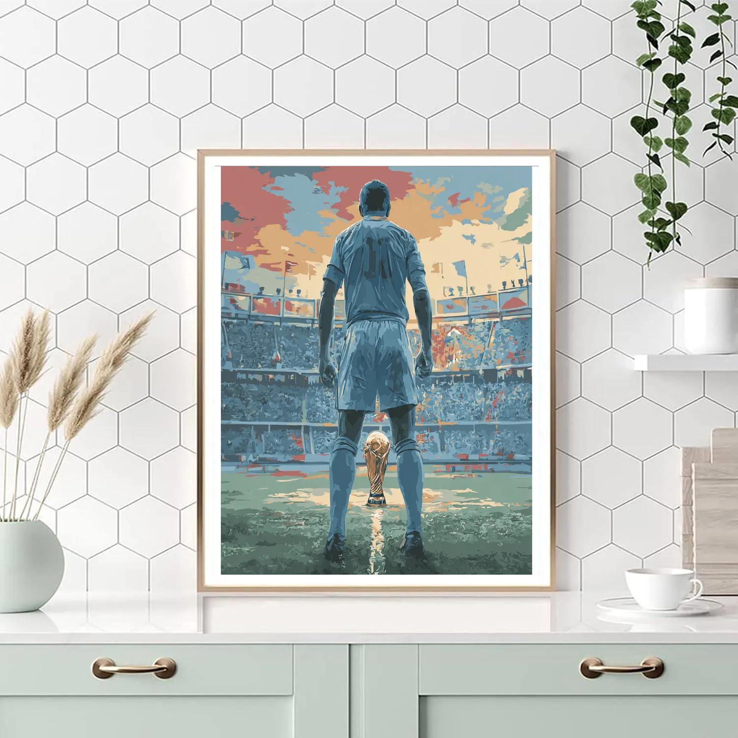Japan Fifa 2026 Dawn DIY paint by numbers