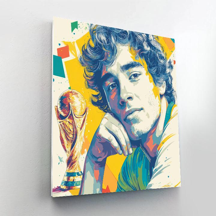 Ronaldinho Fifa 2026 Joy Numbered painting kits