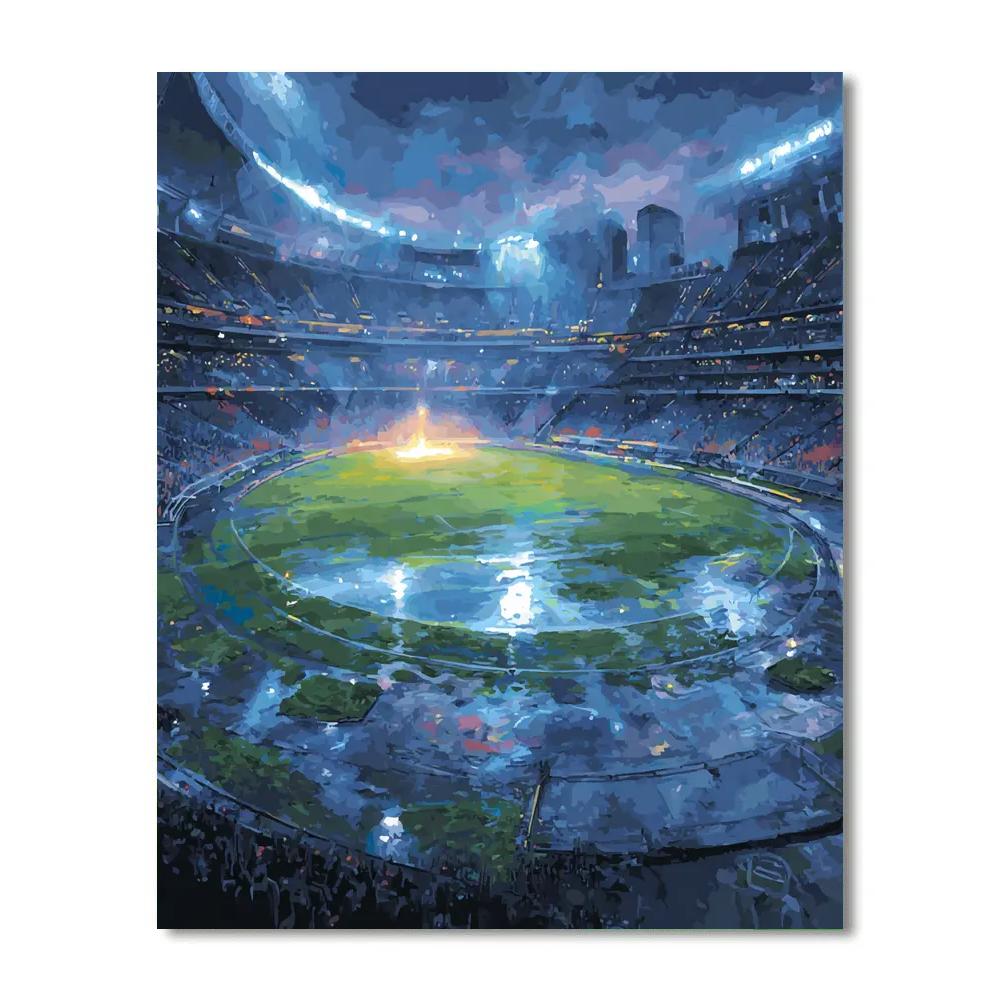 Seattle Fifa 2026 Rainlight Paint by numbers art