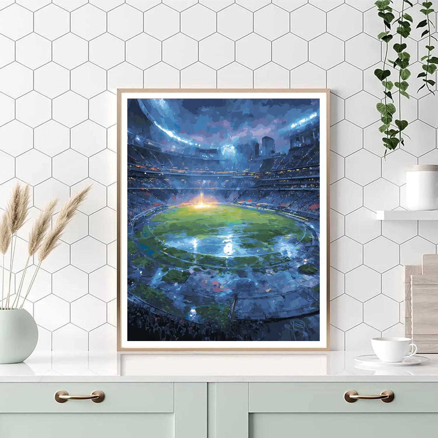 Seattle Fifa 2026 Rainlight Paint by numbers art