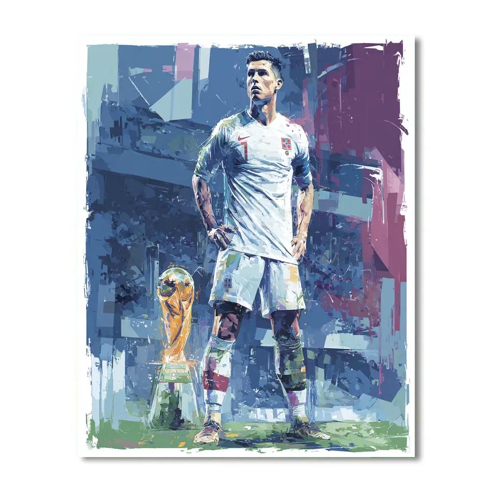 Haaland Fifa 2026 Ice paint by number