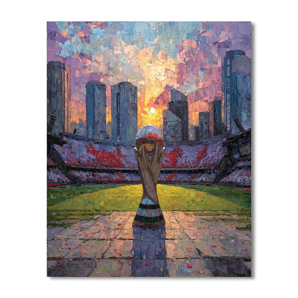 Mexico City Fifa 2026 Opener paint by color
