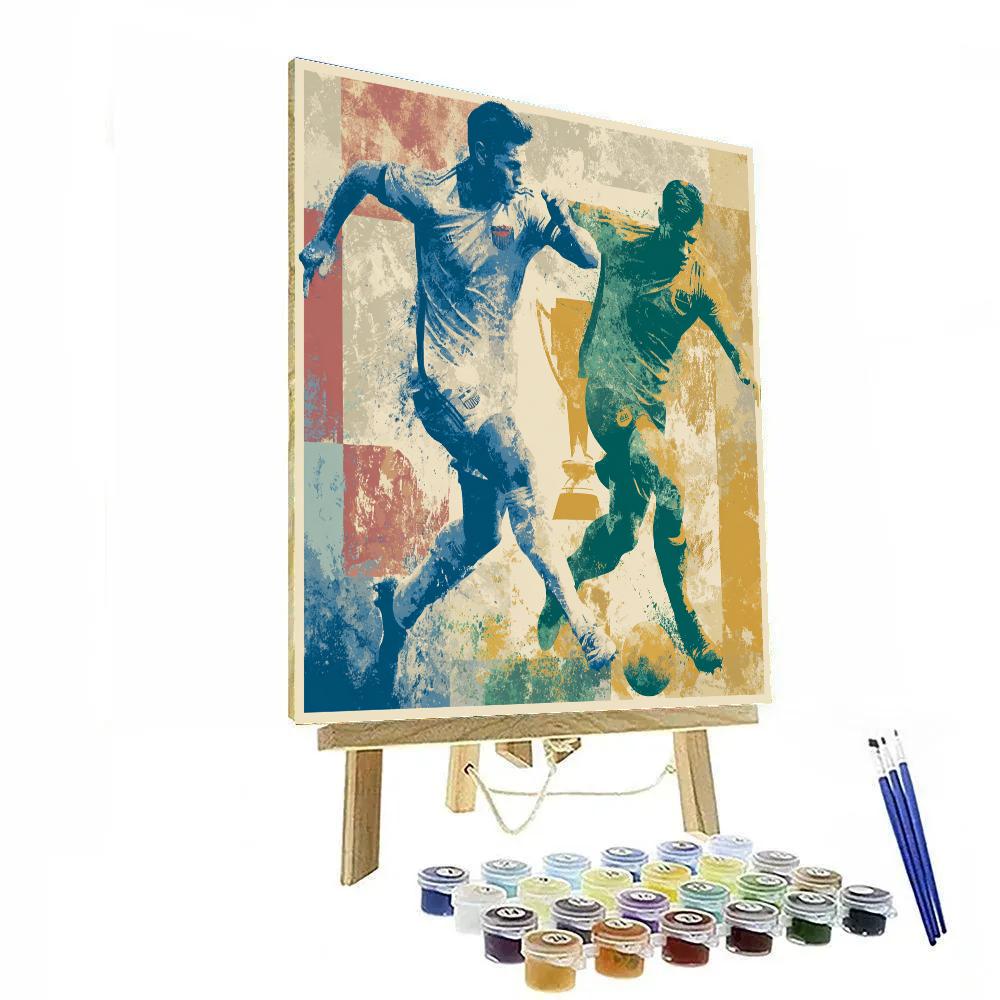 Fifa 2026 USA Vs Australia paint by numbers