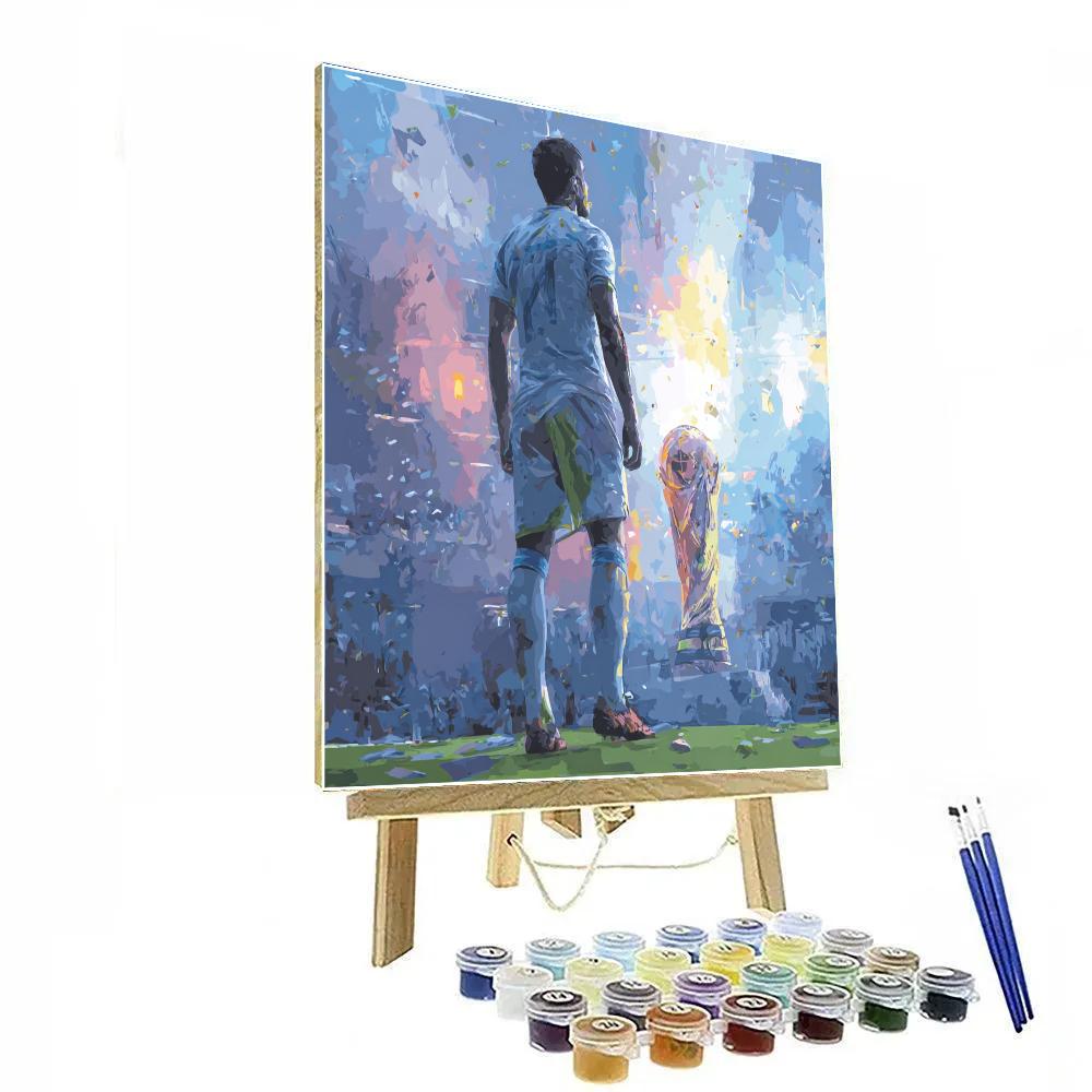 Uzbekistan Fifa 2026 Dawn Painting by numbers kit