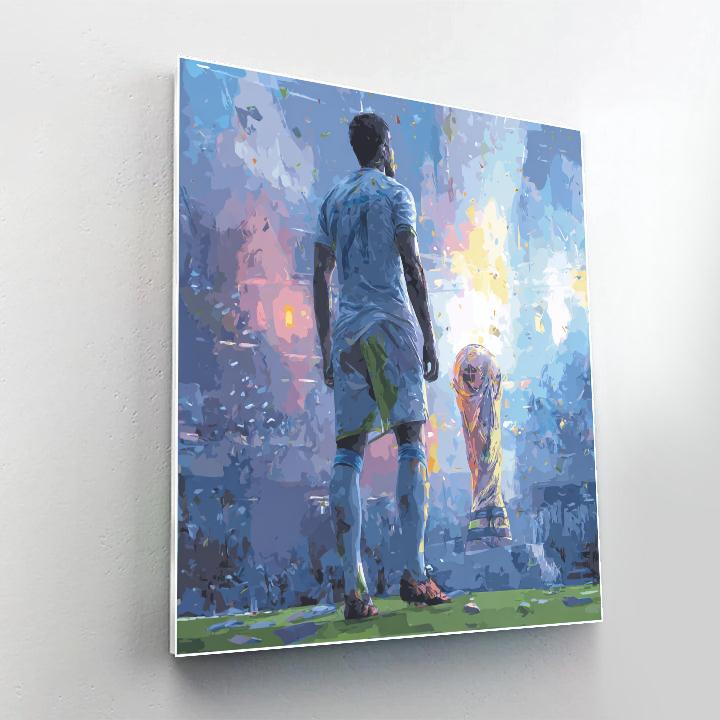 Uzbekistan Fifa 2026 Dawn Painting by numbers kit