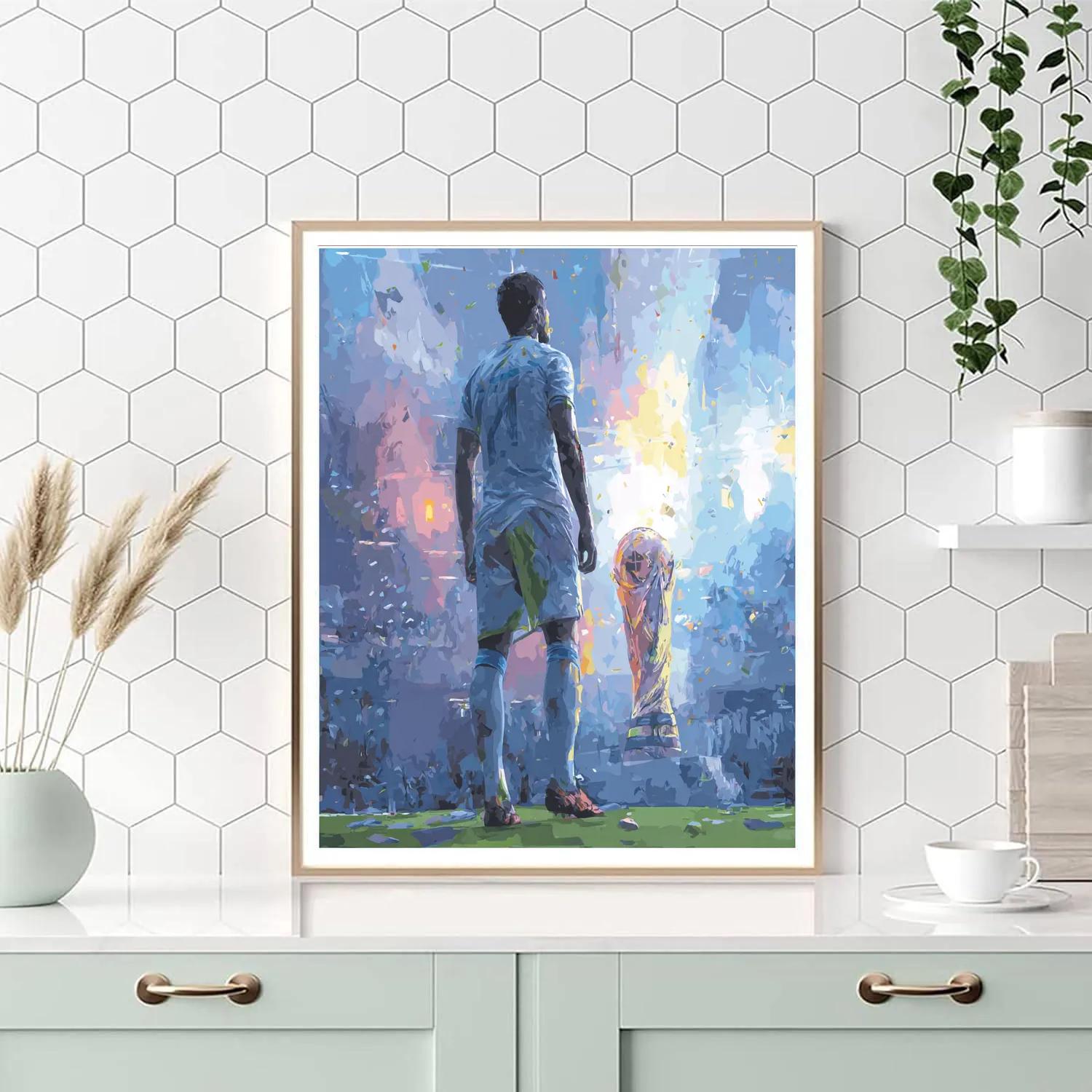 Uzbekistan Fifa 2026 Dawn Painting by numbers kit