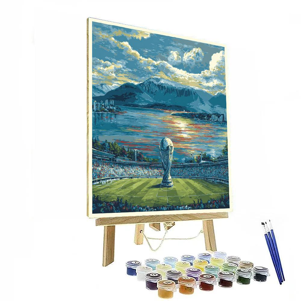 Vancouver Fifa 2026 Blue DIY paint by numbers