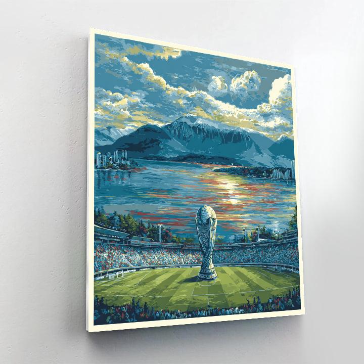 Vancouver Fifa 2026 Blue DIY paint by numbers