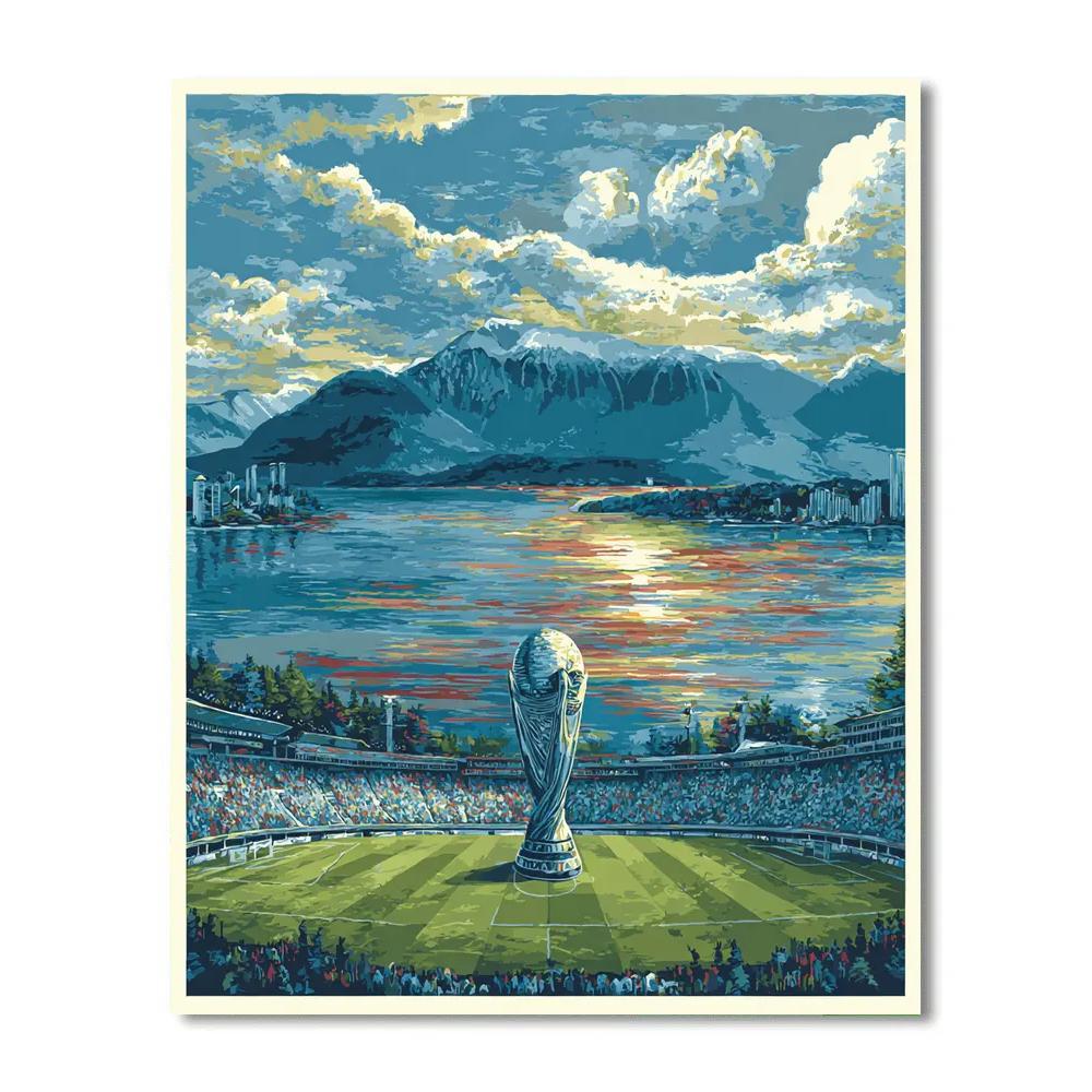 Vancouver Fifa 2026 Blue DIY paint by numbers