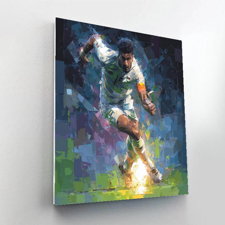 Fifa 2026 Iraq Flame Paint by numbers art