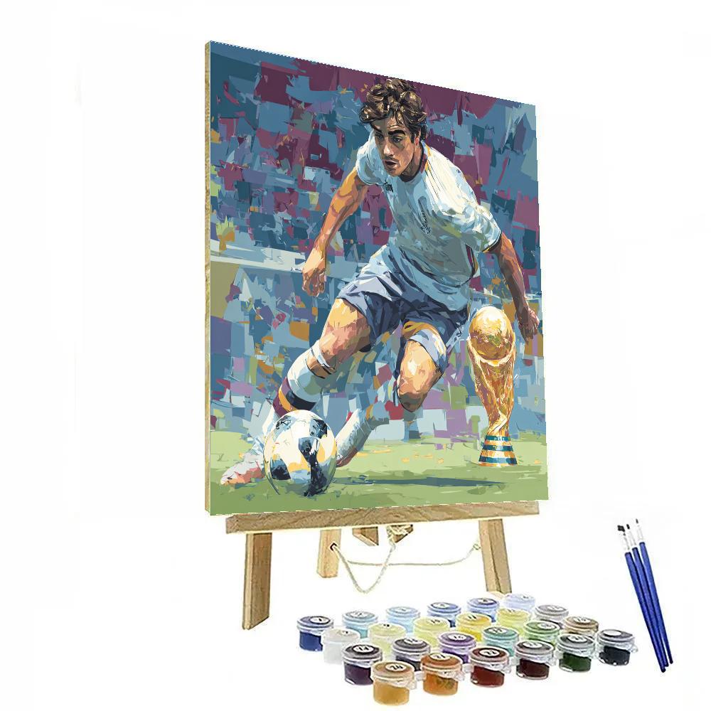 Musiala Fifa 2026 Spark Paint by numbers art