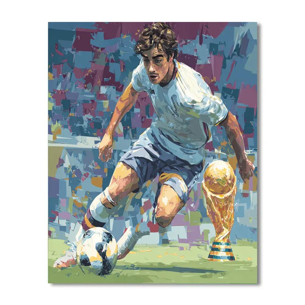 Musiala Fifa 2026 Spark Paint by numbers art