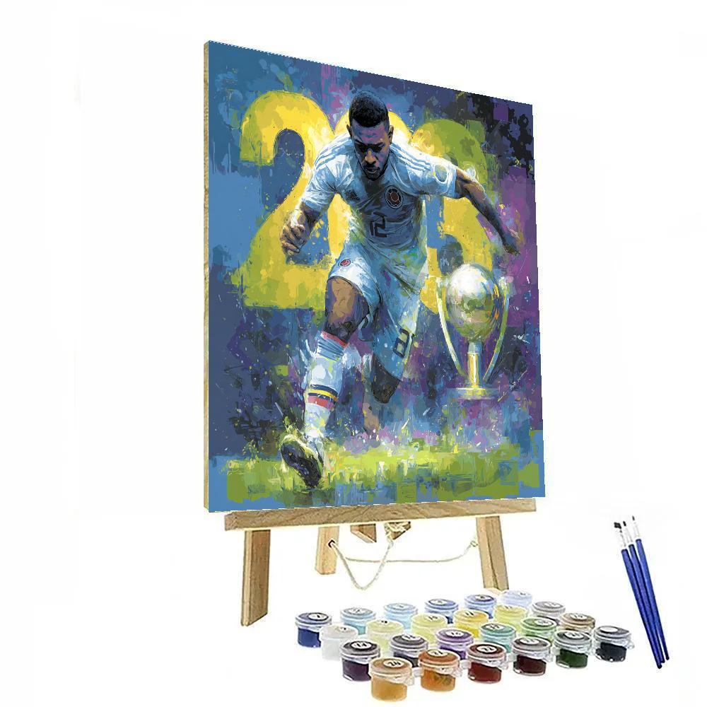 Luis Díaz Fifa 2026 Rhythm Painting by numbers kit