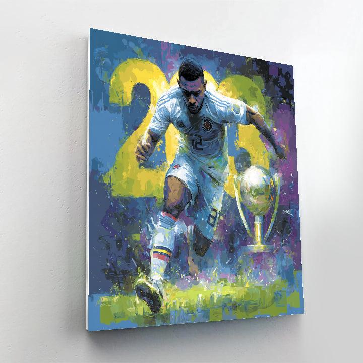 Luis Díaz Fifa 2026 Rhythm Painting by numbers kit
