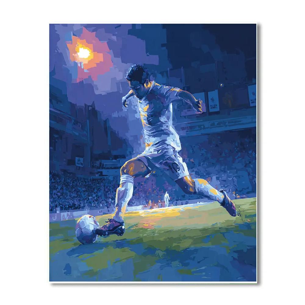 Mitoma Fifa 2026 Blue paint by color