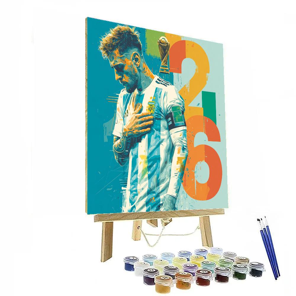 Uzbekistan Fifa 2026 Dawn paint by numbers