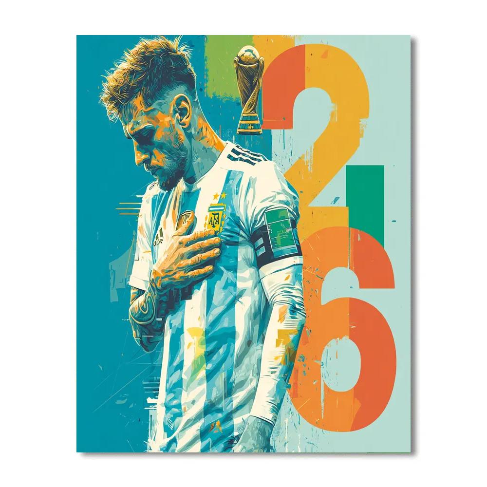 Uzbekistan Fifa 2026 Dawn paint by numbers