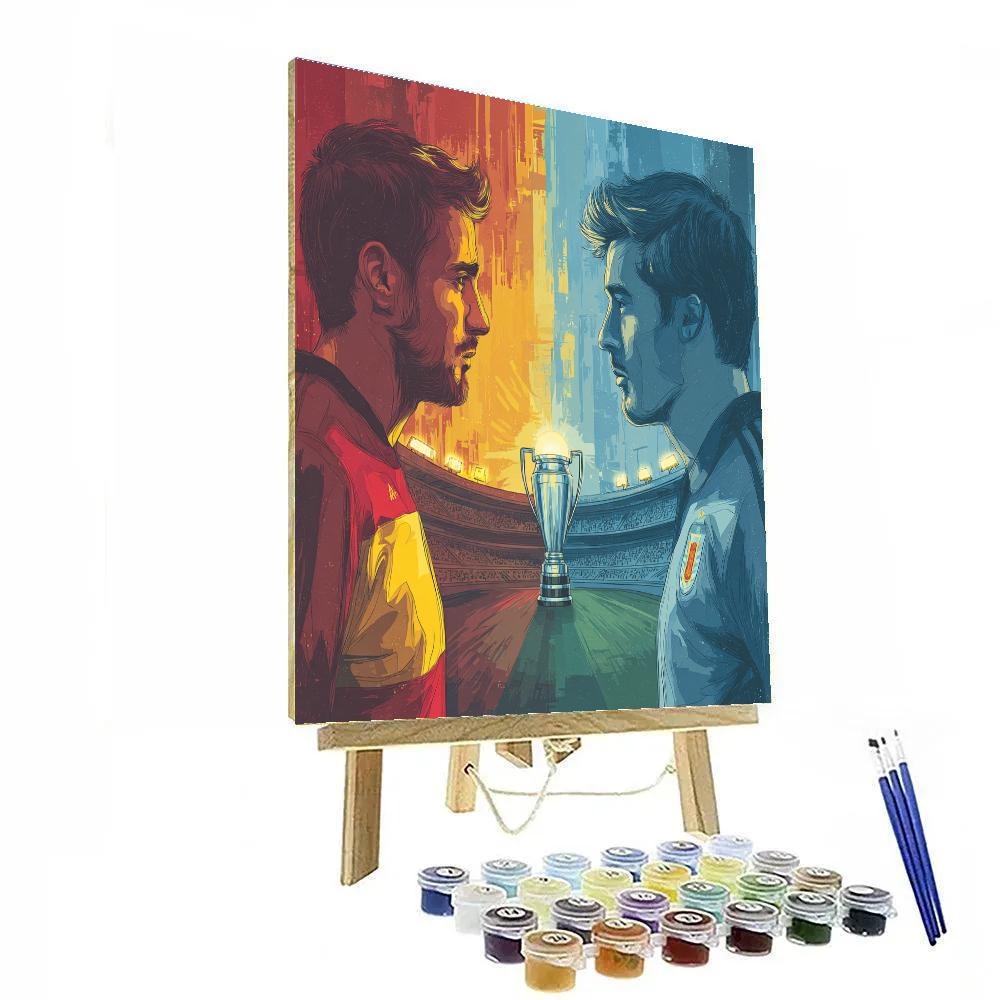 Fifa 2026 Spain Vs Uruguay Number painting