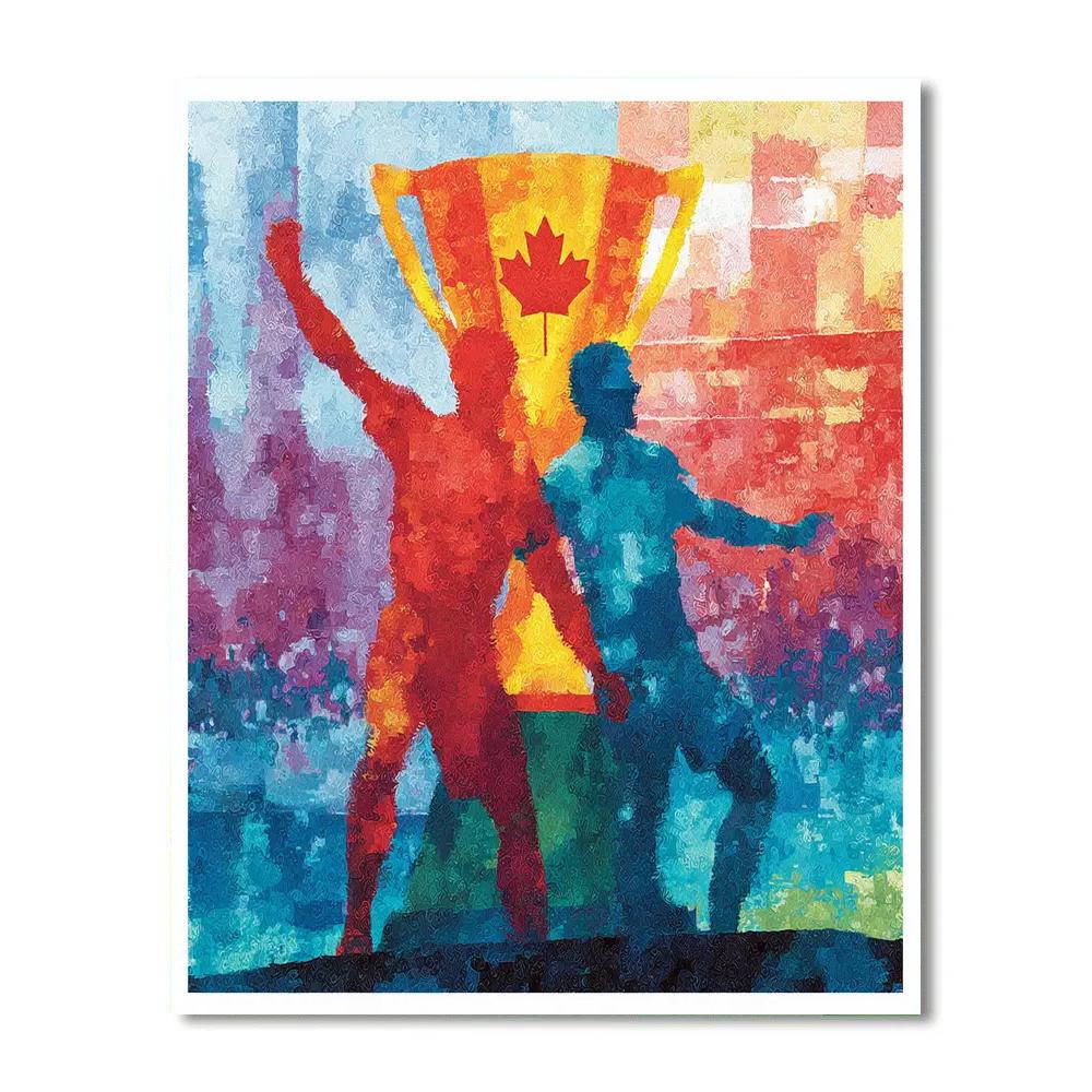 Fifa 2026 Canada Vs Switzerland Numbered painting kits