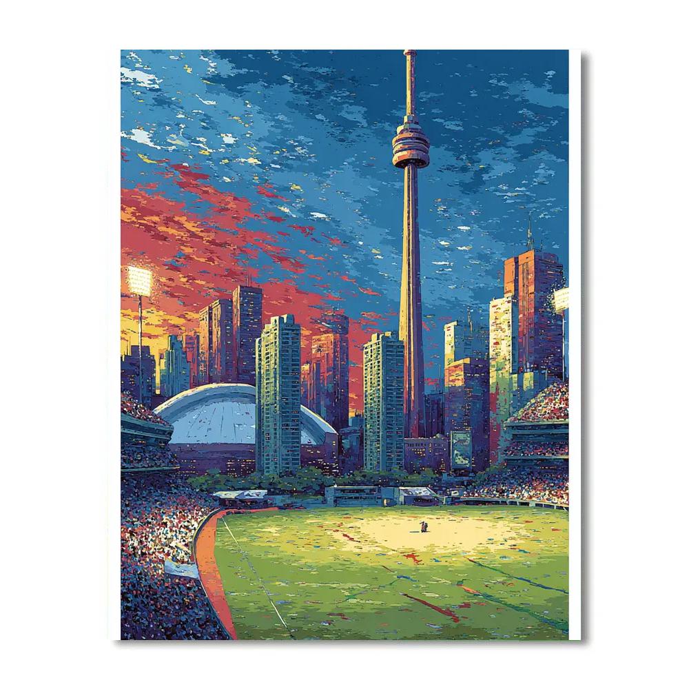 Toronto Fifa 2026 Glow Numbered painting kits
