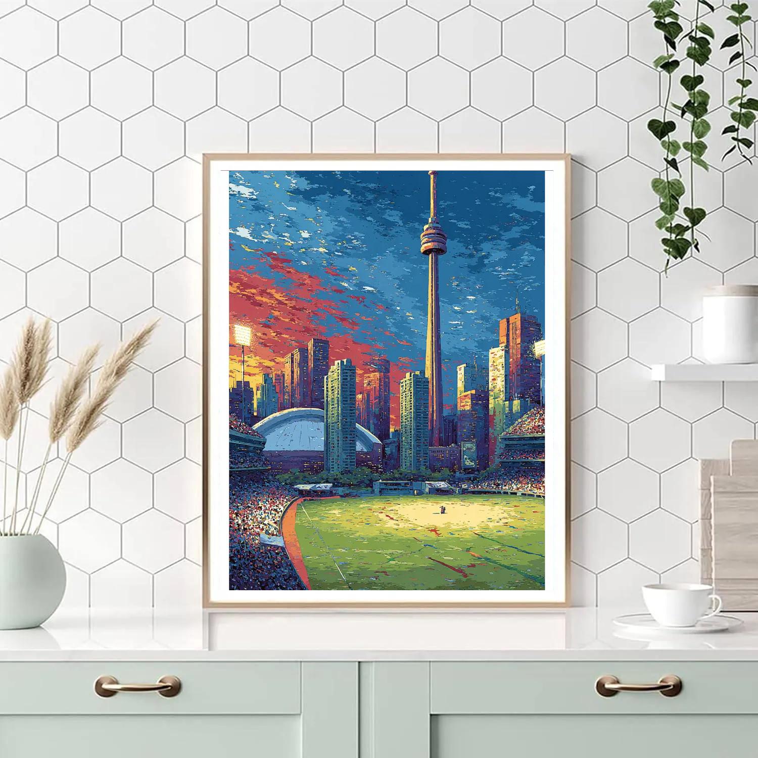 Toronto Fifa 2026 Glow Numbered painting kits